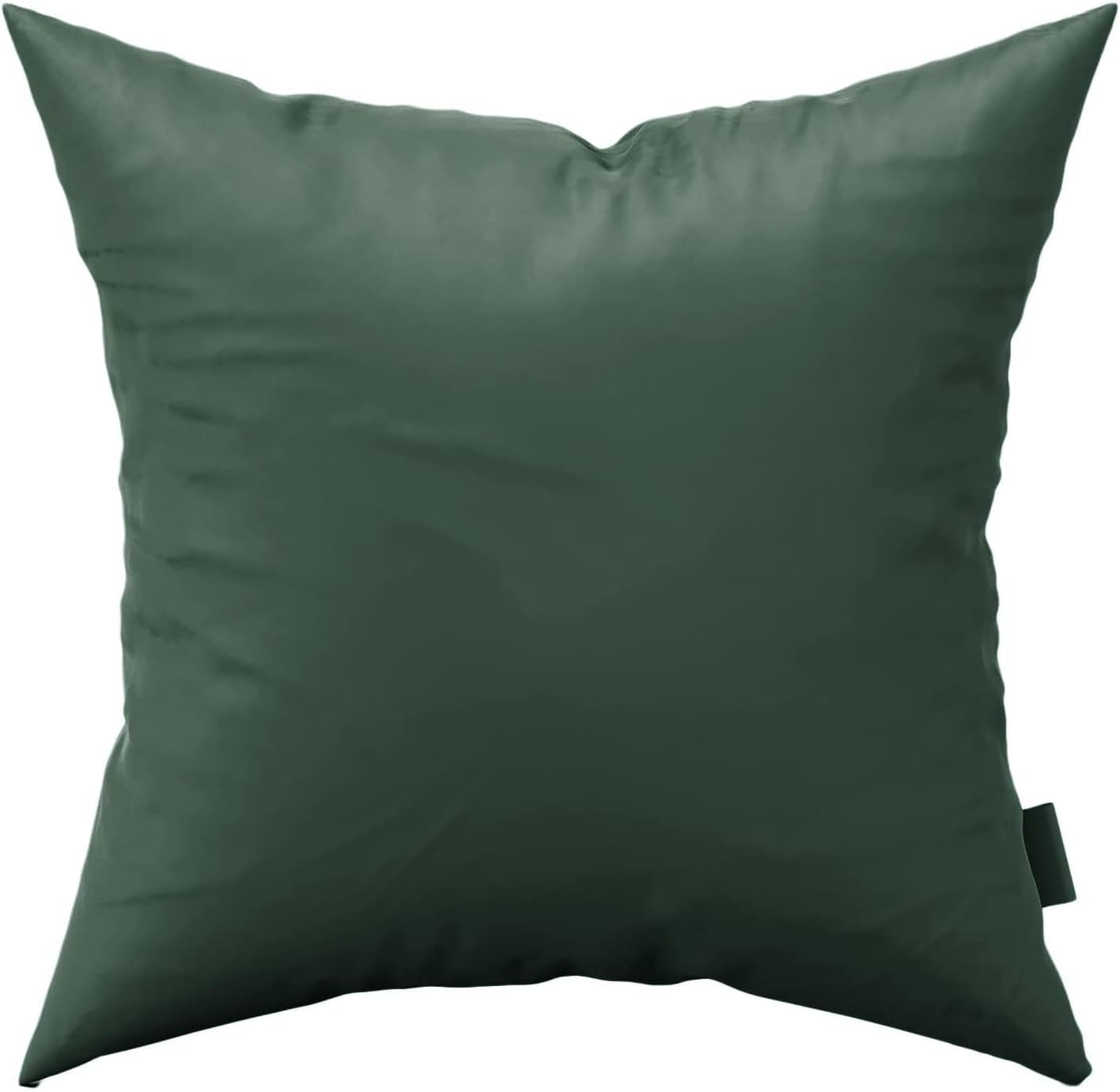 Premium 45X45Cm Waterproof Garden Filled Cushion- Outdoor Seating Patio Furniture- Standard Square Made of Breathable Fabric Throw Pillow Covers Pad Filled (Green)