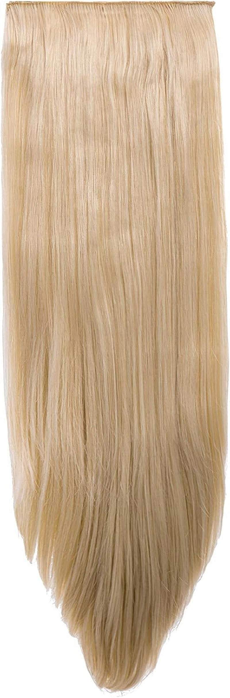 Clip in Thick Straight Hair Extension - 8 Weft Clip in Heat Resistant Hair Extension - Length: 20″ Inches - 300 Gram, 8 Pieces Long Straight Hair Extension Completely Natural (Black Cherry)