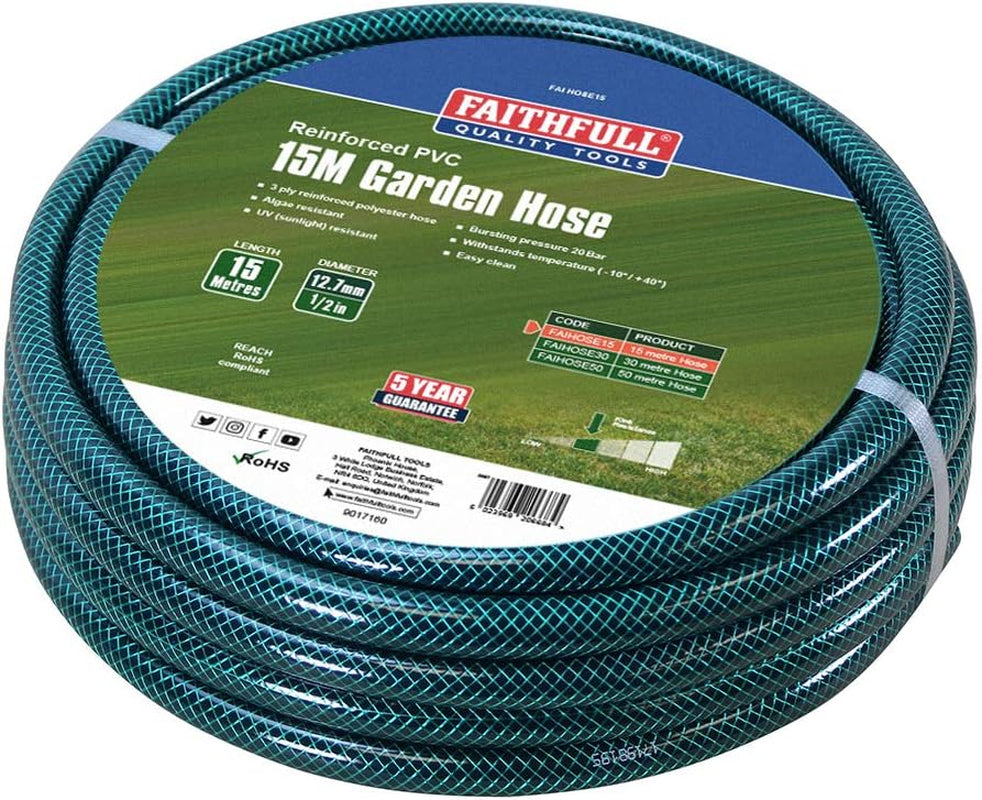 FAIHOSE15 15M (49Ft) Reinforced Hose 12.7 Mm (1/2 Inch) Diameter