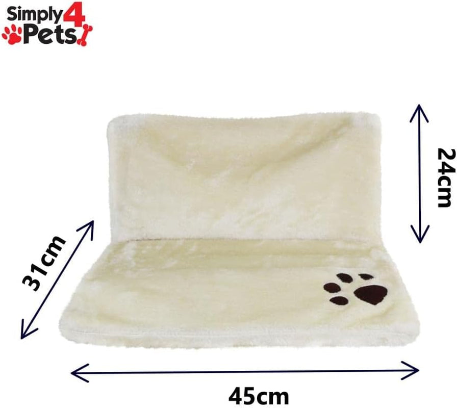 SIMPLY 4 PETS Quality Pet Products Soft Washable Radiator Cat Bed Specially Made for Cats
