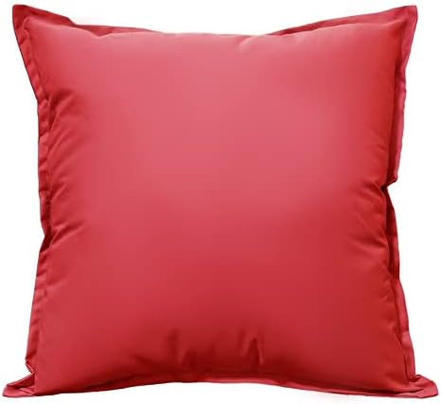 Waterproof Indoor Outdoor Garden Cushion Filled Covers for outside Bench Sofa Chair Furniture - Breathable Fabric - Washable Cover – Multi Purpose - Garden Couch Sofa (Beige, 60Cm X 60Cm - 23