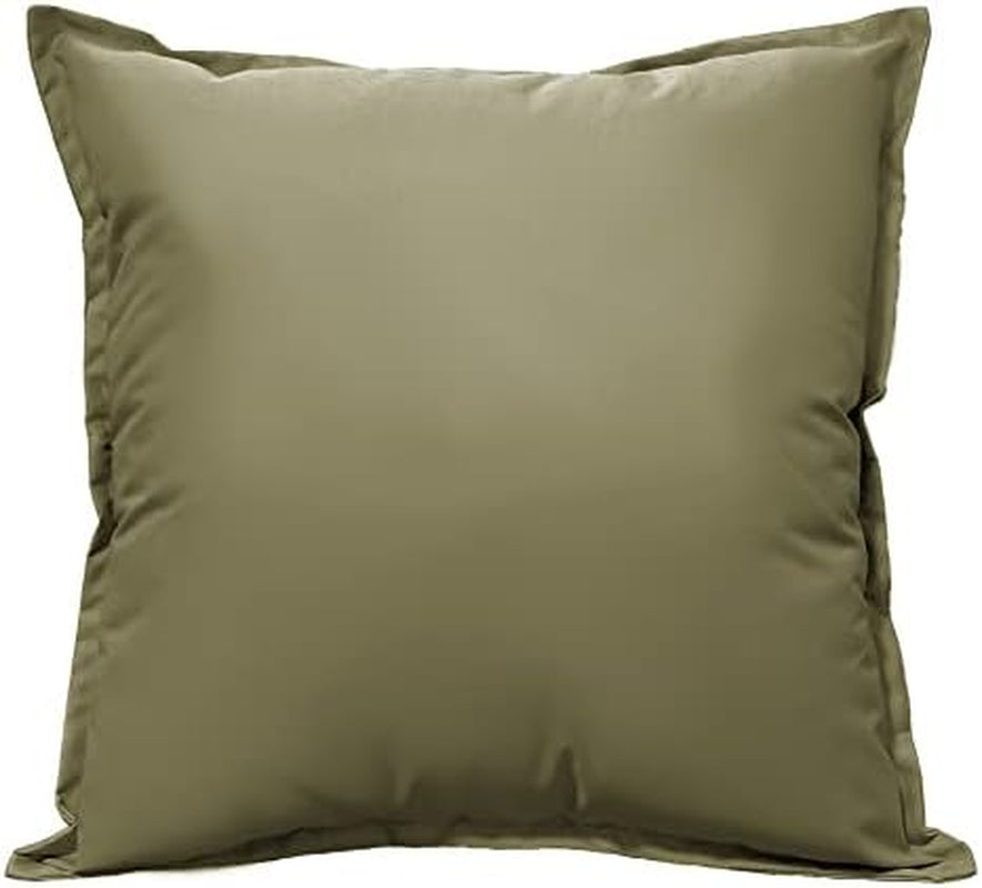 Waterproof Indoor Outdoor Garden Cushion Filled Covers for outside Bench Sofa Chair Furniture - Breathable Fabric - Washable Cover – Multi Purpose - Garden Couch Sofa (Beige, 60Cm X 60Cm - 23
