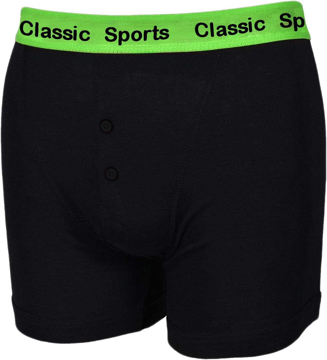 Men'S Cotton Trunks 3 Pack, Neon Bright Fluorescent Stretchy Soft Fitted Boxer Pants, Classic Fit Underwear, Comfortable Boxer Shorts
