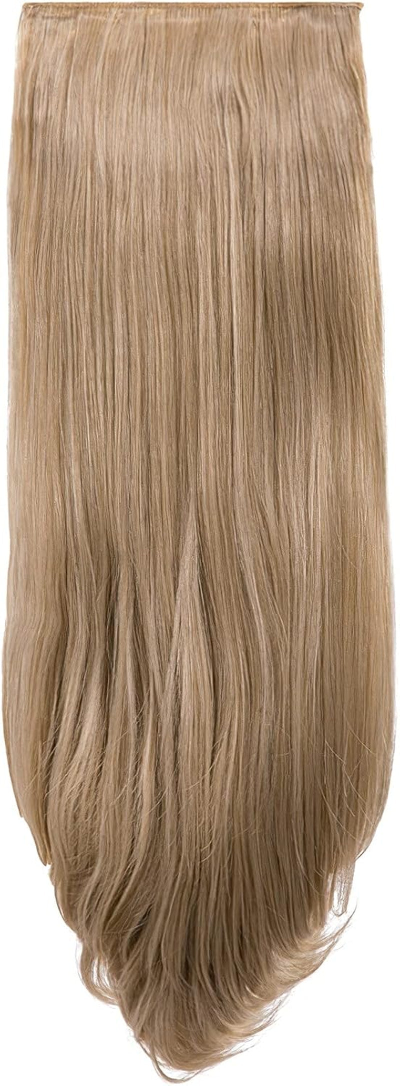 Clip in Thick Straight Hair Extension - 8 Weft Clip in Heat Resistant Hair Extension - Length: 20″ Inches - 300 Gram, 8 Pieces Long Straight Hair Extension Completely Natural (Black Cherry)