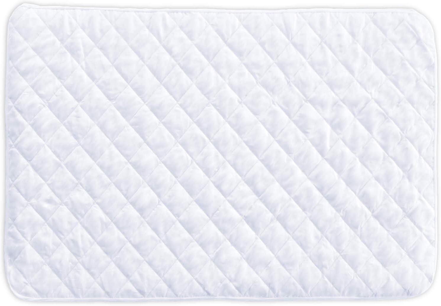 New Baby Travel Cot Foam/Mattress – Quilted Breathable | anti Allergenic | Waterproof Cover for Toddler Pram, Swing, Cradle, Crib or Bassinet - Fits Most Graco/M&P Toddler Cots (95 X 65 X 13 Cm)