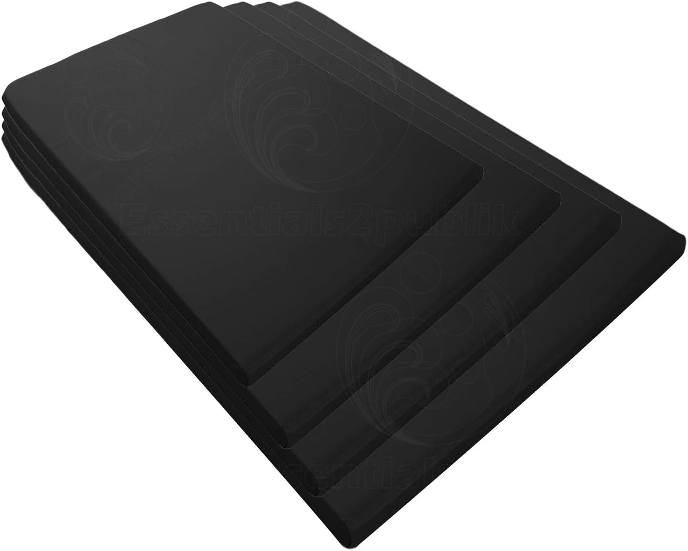 Home Essentials Inc Waterproof Dog Beds, Durable Cool Washable Cover Orthopaedic Foam Mat, Cushion Mattress for Dogs, Cats, Other Small and Big Pets, Great for Dogs Cats in Hot Summer (Large, Black)