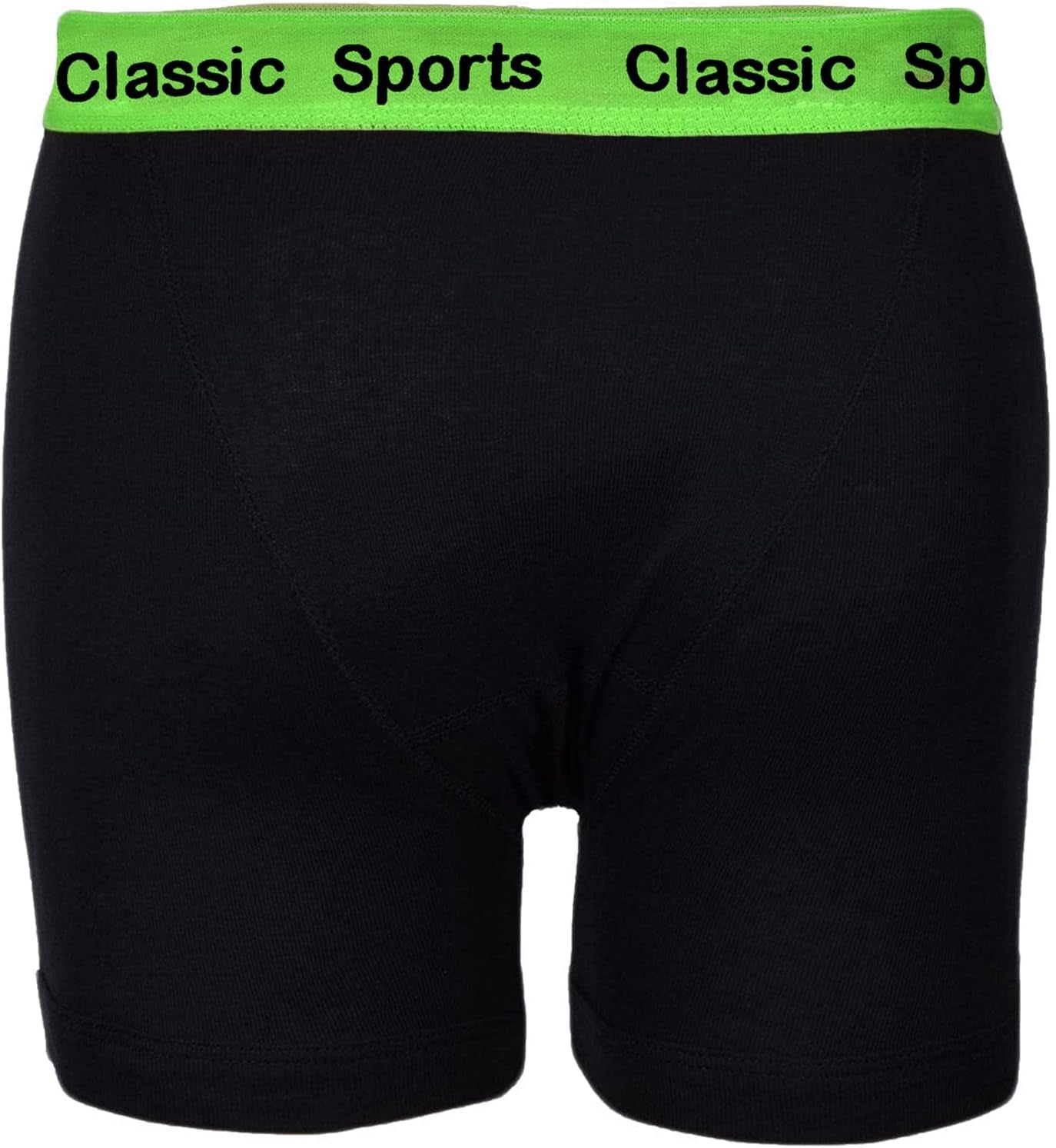 Men'S Cotton Trunks 3 Pack, Neon Bright Fluorescent Stretchy Soft Fitted Boxer Pants, Classic Fit Underwear, Comfortable Boxer Shorts