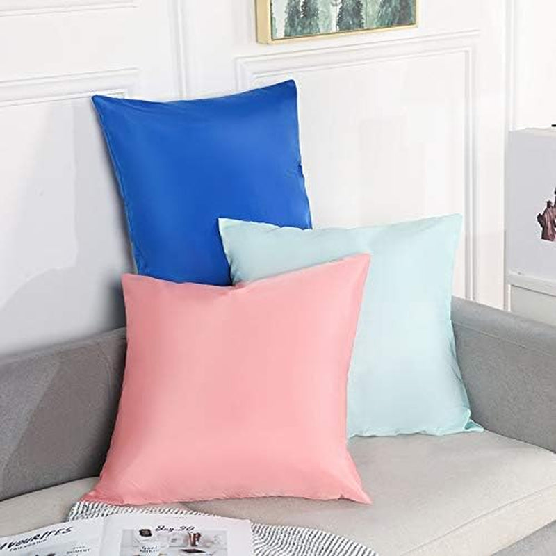 Waterproof Indoor Outdoor Garden Cushion Filled Covers for outside Bench Sofa Chair Furniture - Breathable Fabric - Washable Cover – Multi Purpose - Garden Couch Sofa (Beige, 60Cm X 60Cm - 23