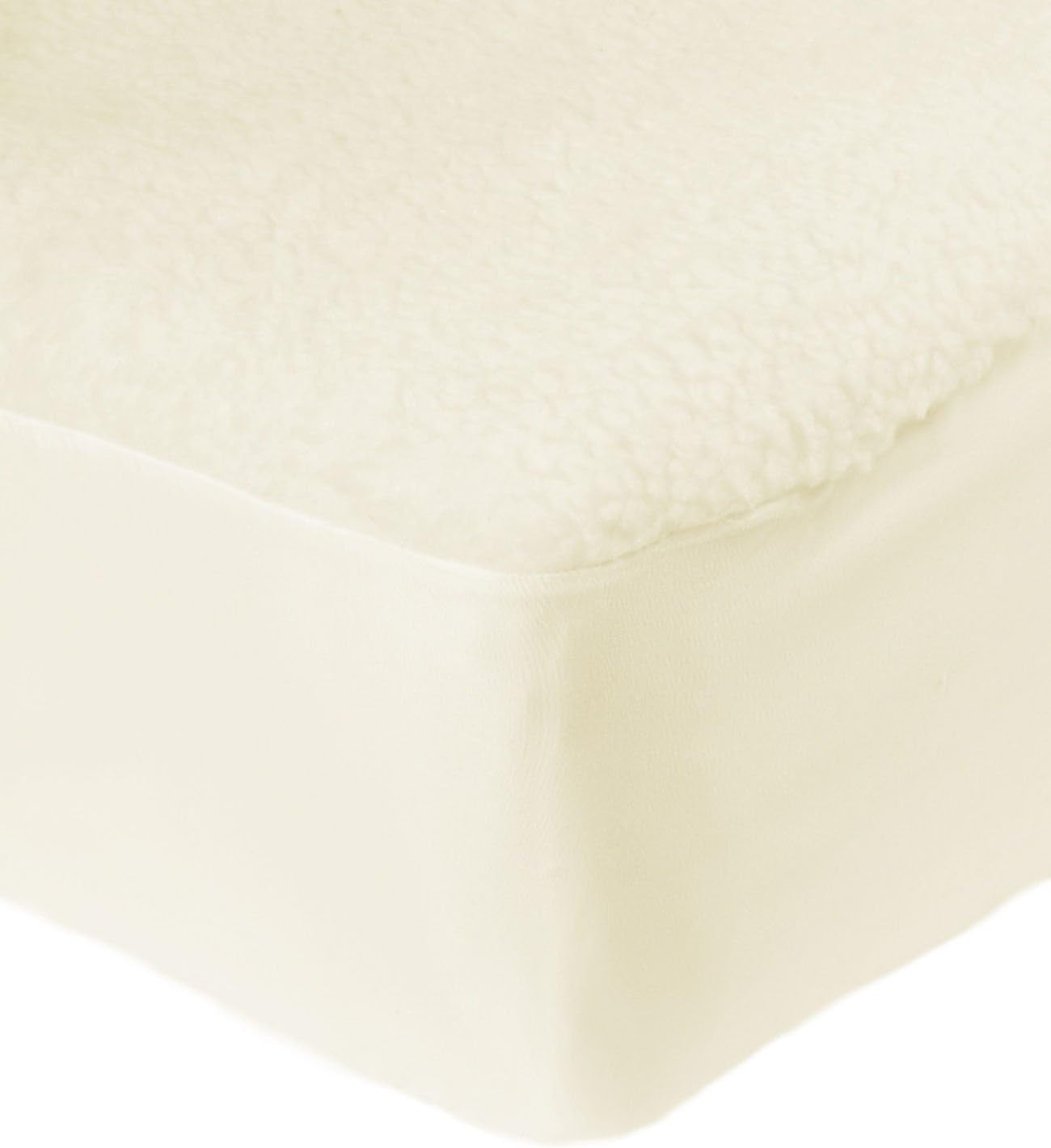 Extra Deep Fleece Mattress Protector Warm Underblanket Fitted Sheet Bed Cover (Double- 137Cm X 193Cm + 30 Cm)
