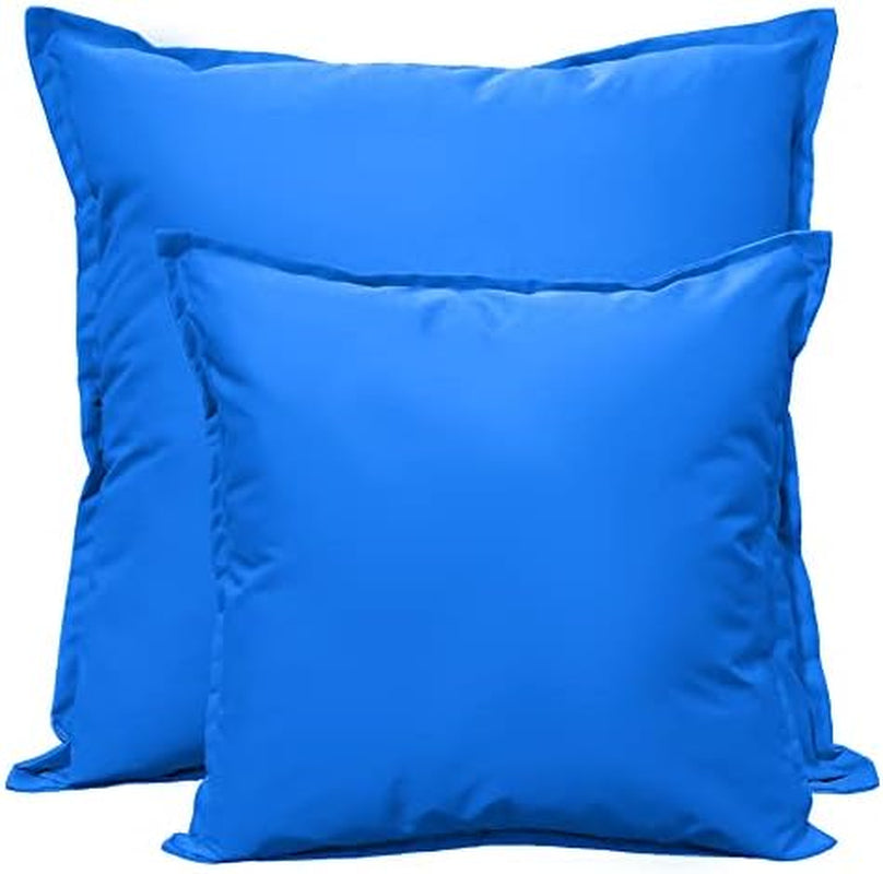 Waterproof Indoor Outdoor Garden Cushion Filled Covers for outside Bench Sofa Chair Furniture - Breathable Fabric - Washable Cover – Multi Purpose - Garden Couch Sofa (Beige, 60Cm X 60Cm - 23