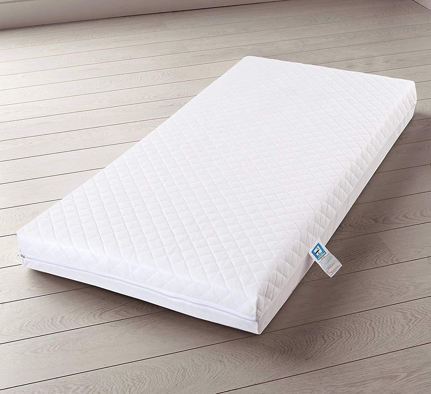 Superior Pocket Spring Cot Bed Mattress - Junior Bed Pocket Sprung Mattress THICK British Made with High Grade Density Foam (140X70X10 Cm)