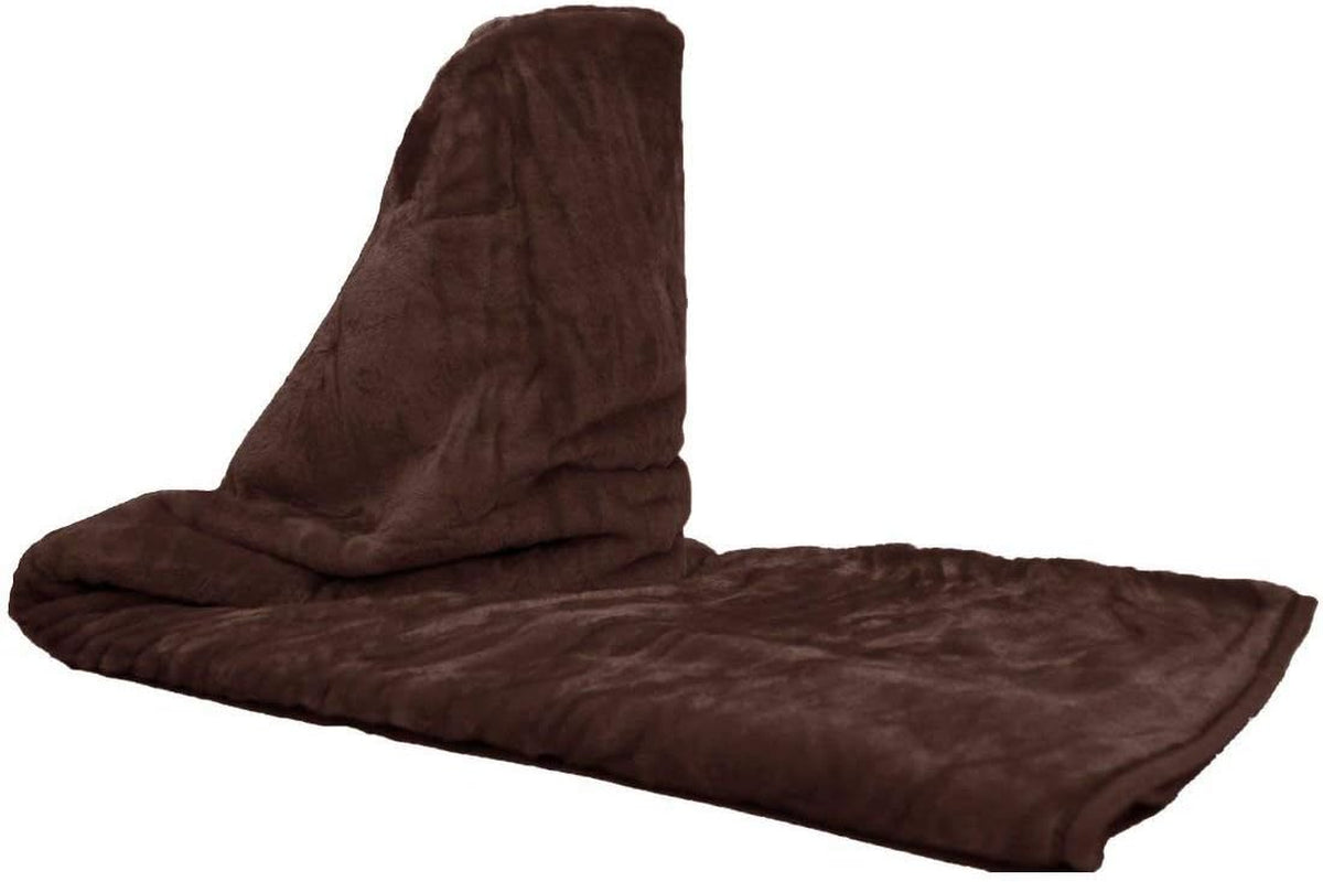 Fleece Faux Fur Roll Mink THROW Throws/Bed Blanket Beautiful Colours (Single, Brown)