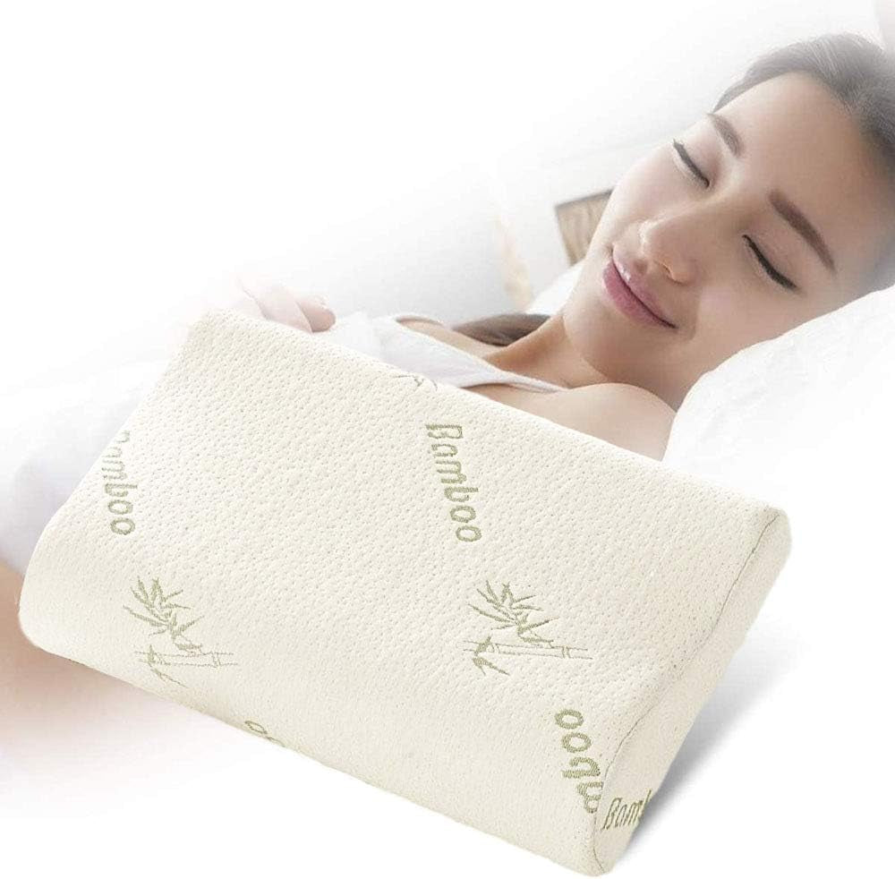 Memory Foam Neck Pillow - Contour Care Pillow Sleeper Orthopedic, anti Snore to Prime Soft Supportive Comfortable Washable Sleep Pillow 50×30Cm
