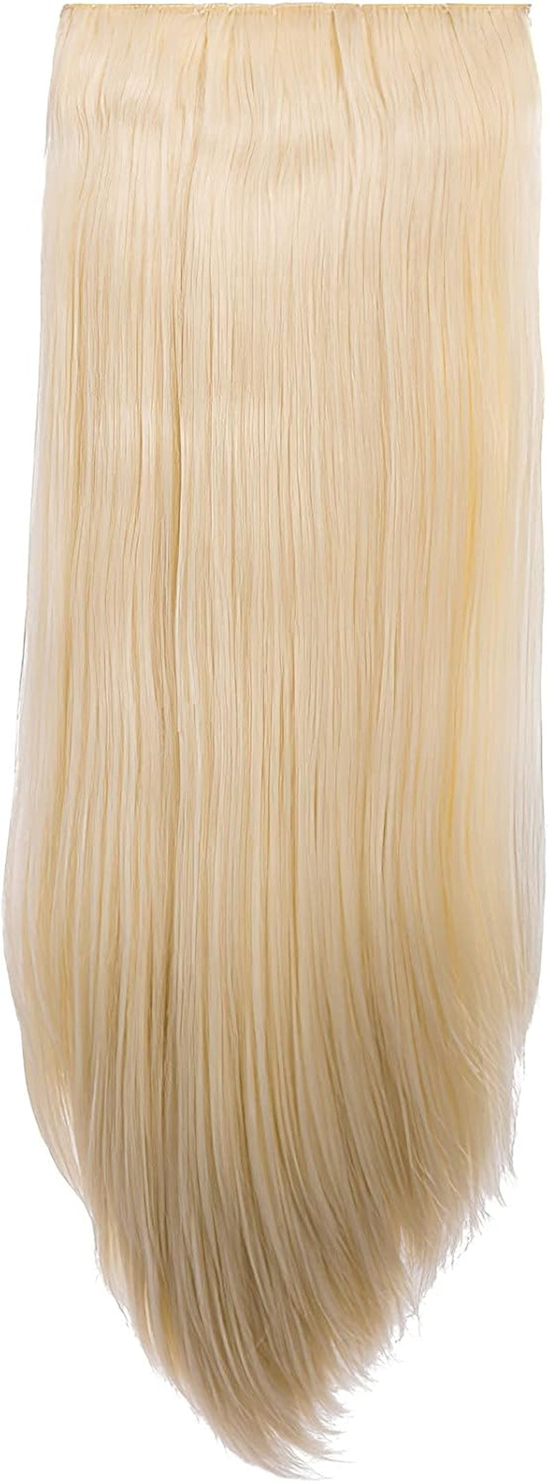 Clip in Thick Straight Hair Extension - 8 Weft Clip in Heat Resistant Hair Extension - Length: 20″ Inches - 300 Gram, 8 Pieces Long Straight Hair Extension Completely Natural (Black Cherry)