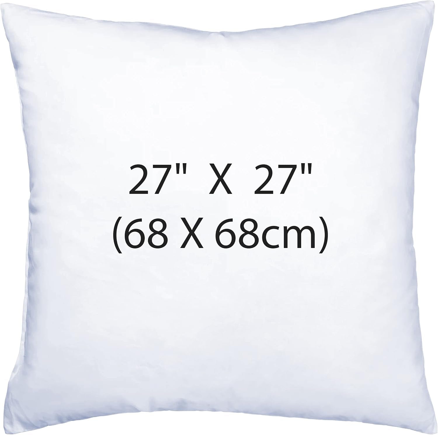 Deep Filled Cushion Inserts White Pads Bounce Back Hollow Virgin Fibre Fillers for Decorative Cushion Covers for Bed Sofa Outdoor Cushion Inners (27