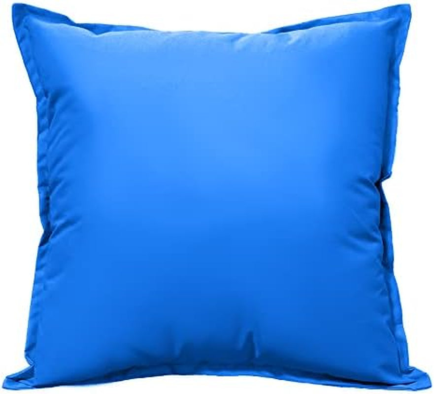 Waterproof Indoor Outdoor Garden Cushion Filled Covers for outside Bench Sofa Chair Furniture - Breathable Fabric - Washable Cover – Multi Purpose - Garden Couch Sofa (Beige, 60Cm X 60Cm - 23