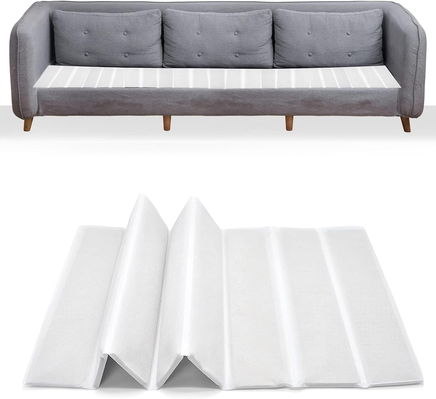 Sofa Support Boards - Restore Firmness and Comfort to Sofas, Chairs, and Beds - Durable MDF Construction - Easy-To-Use Sag Savers for Long-Lasting Support (Black, Three Seater)