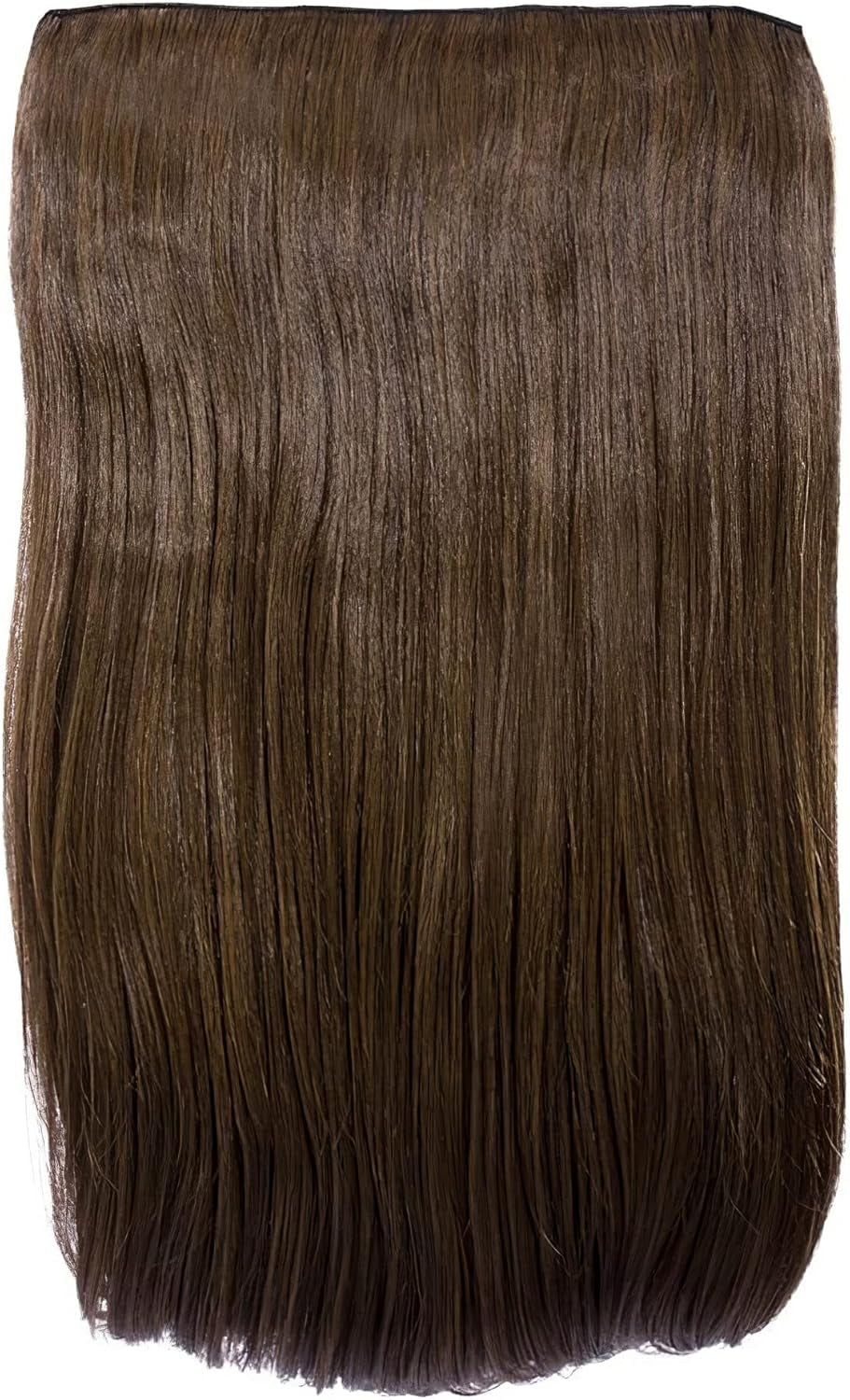 24″ Clip in Thick Hair Extension - Weft Straight 4 Clips in Heat Resistant Hair Extension - 180Gram, 1 Piece Straight Hair Extension 4 Clips in a Weft (Light Blonde)