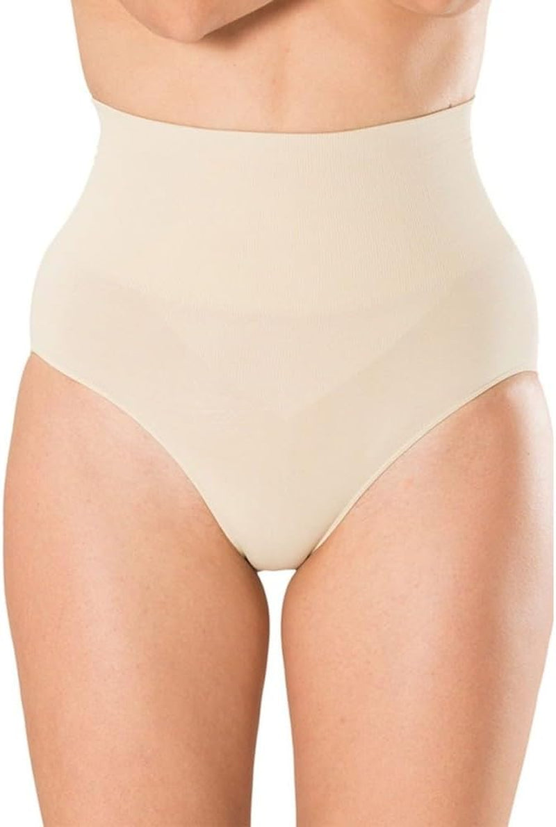 Women'S Shapewear Seamless Brief Ultra Control | Streamline Your Silhouette with Double Thickness Panels | Comfortable Elasticated Edge