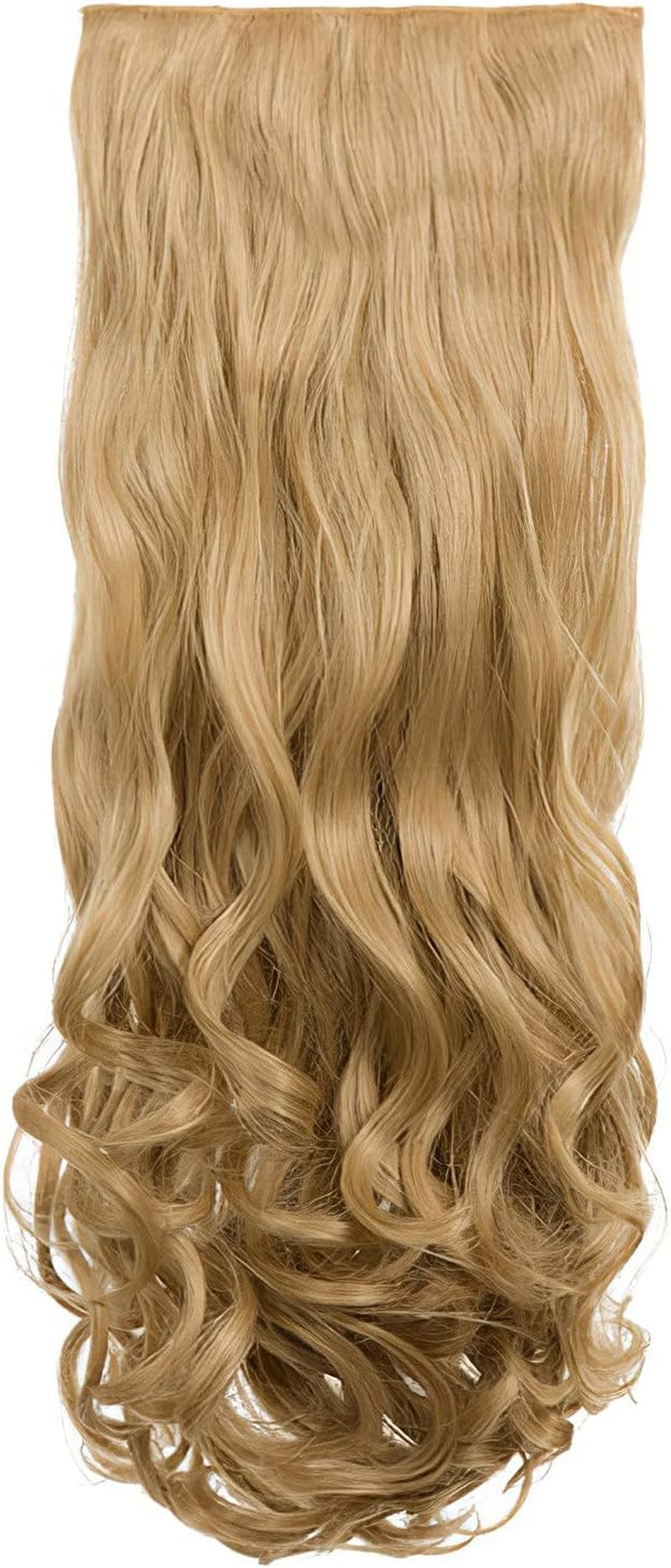 Clip in Thick Curly Hair Extension - 8 Weft Clip in Heat Resistant Hair Extension - Length: 18-20″ Inches - 280 Gram, 8 Piece Long Curly Hair Extension Completely Natural (Plum)