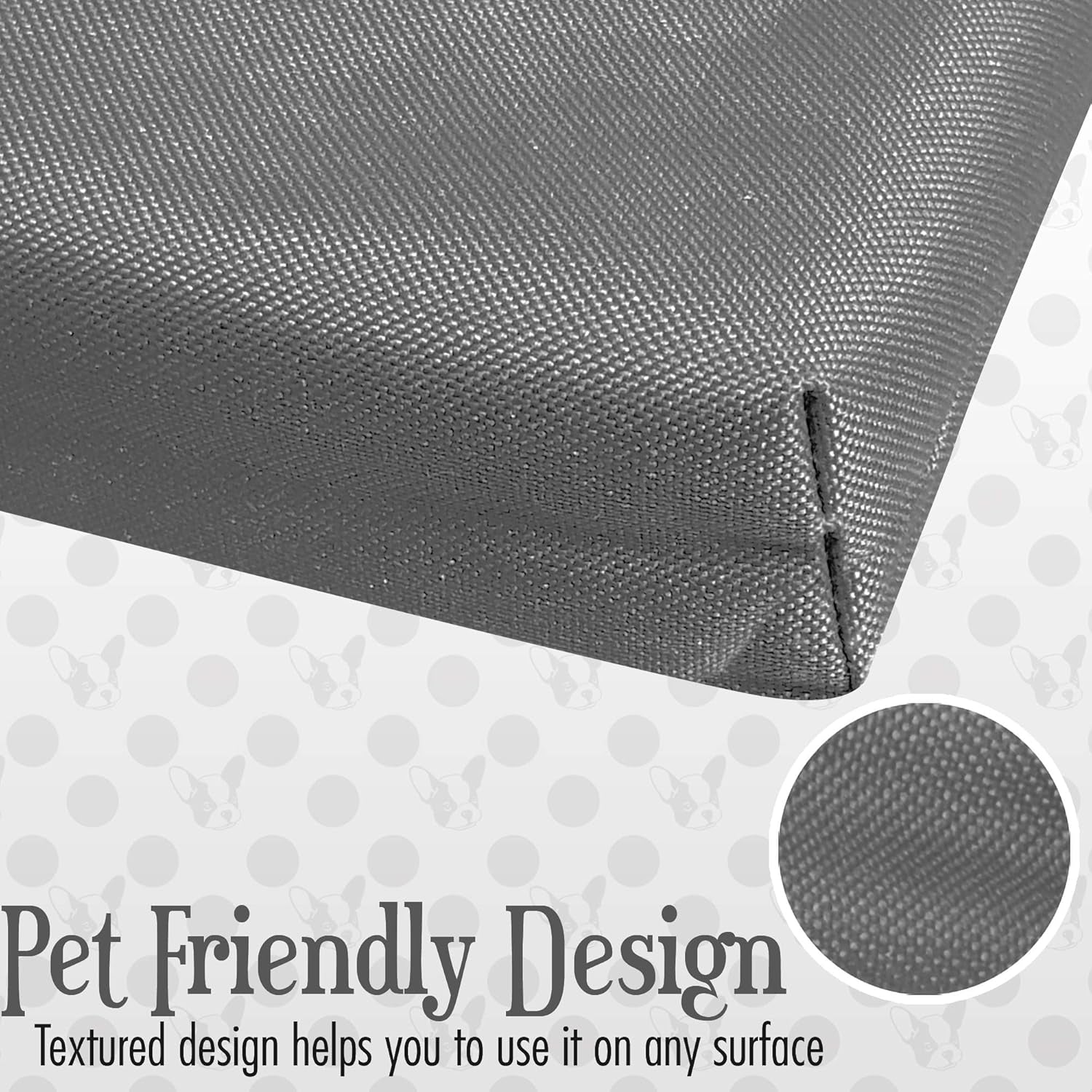 Waterproof & Sturdy, Strong Dog Bed, Premium High Density Foam, Durable Cool Washable Cover, Cushion Mattress for Dogs, Cats, Other Small and Big Pets, Great for Dogs Cats (Large, Grey)