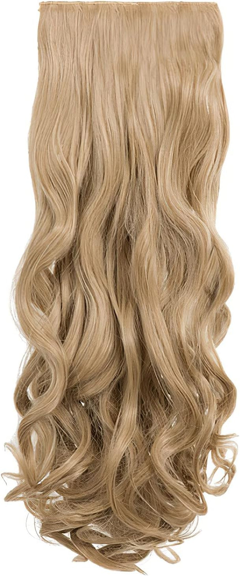 Clip in Thick Curly Hair Extension - 8 Weft Clip in Heat Resistant Hair Extension - Length: 18-20″ Inches - 280 Gram, 8 Piece Long Curly Hair Extension Completely Natural (Plum)