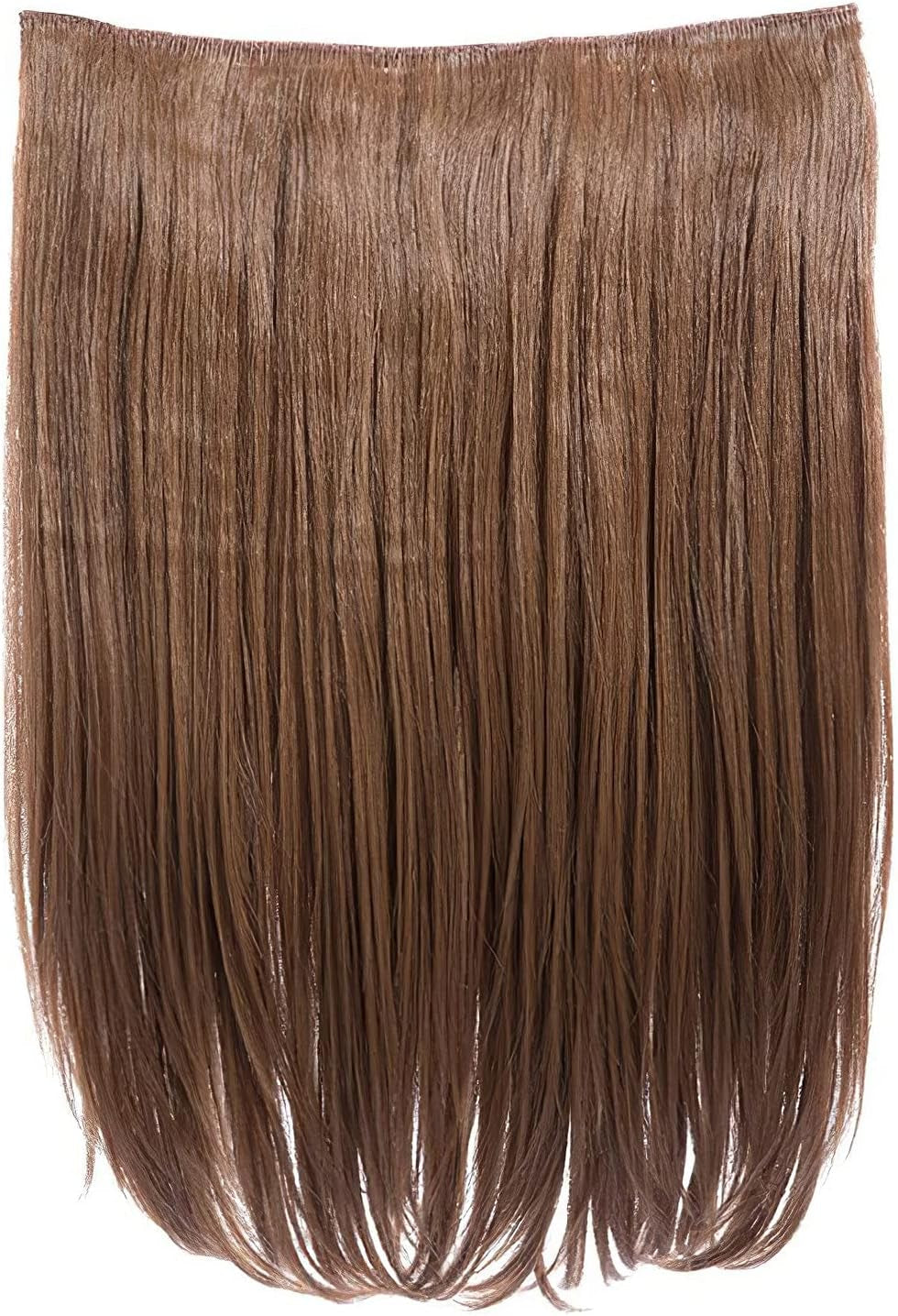 18″ Clip in Thick Straight Hair Extension - Dolce 1 Weft Clip in Heat Resistant Hair Extension - 160Gram, 1 Piece Straight Hair Extension Completely Natural 4 Clips in a Weft (Strawberry Blonde)