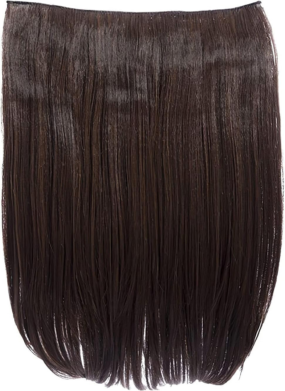 18″ Clip in Thick Straight Hair Extension - Dolce 1 Weft Clip in Heat Resistant Hair Extension - 160Gram, 1 Piece Straight Hair Extension Completely Natural 4 Clips in a Weft (Strawberry Blonde)