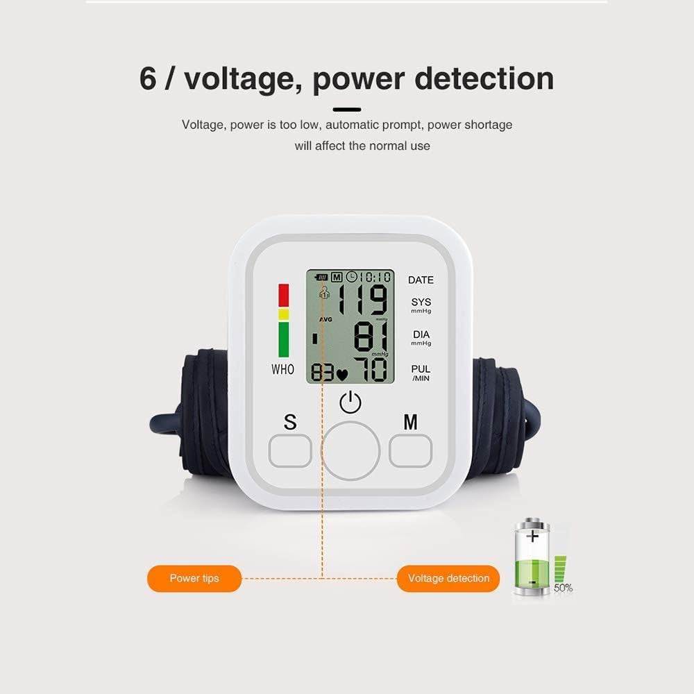 CE Approved Automatic Blood Pressure Monitor Kit for Home Use. Includes Upper Arm BP Machine, Heart Rate Monitor & Irregular Heartbeat Detection. Easy, Accurate, Reliable