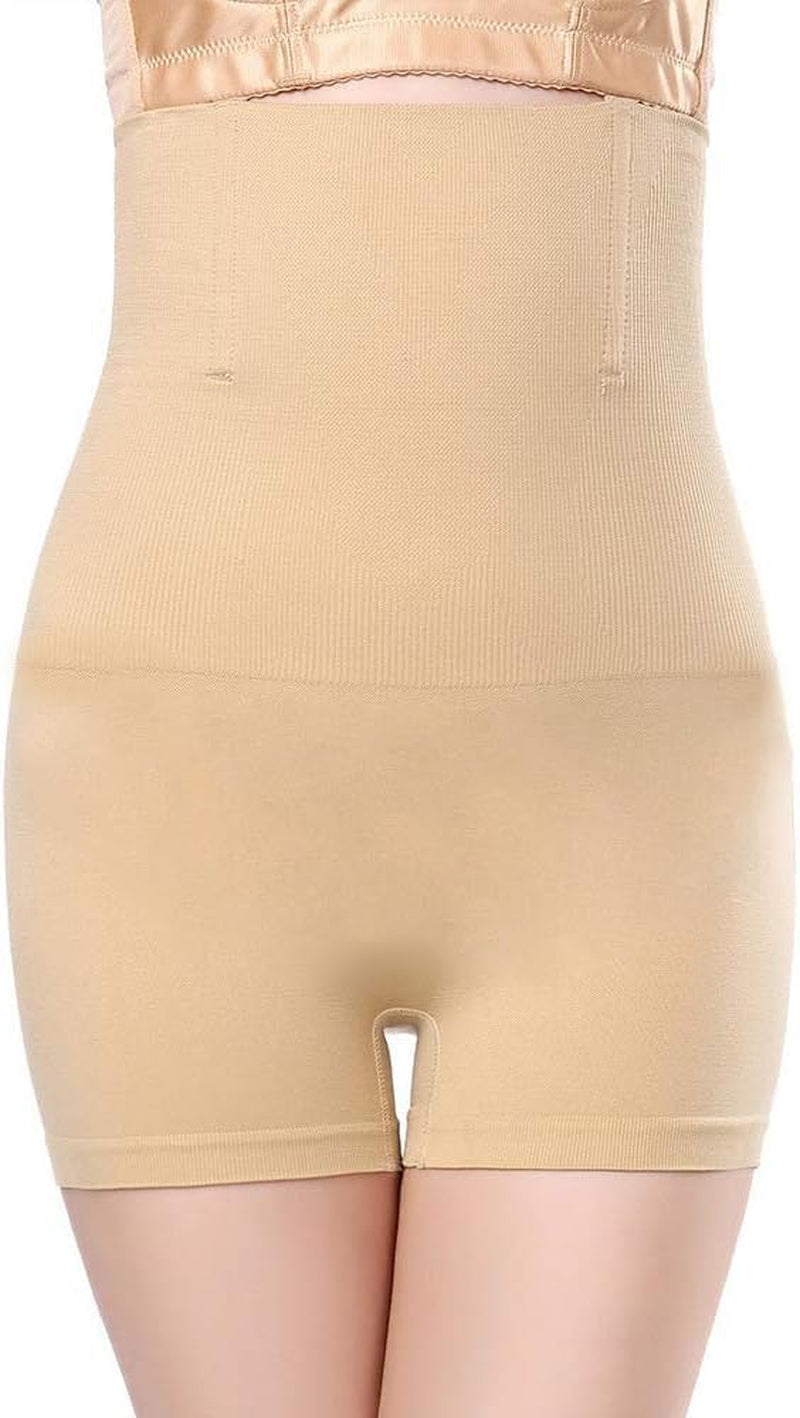 Women High Waisted Tummy Short Leg Control Brief Bodyshaper Butt Lifter Boyshorts Control Knickers Slimming Briefs