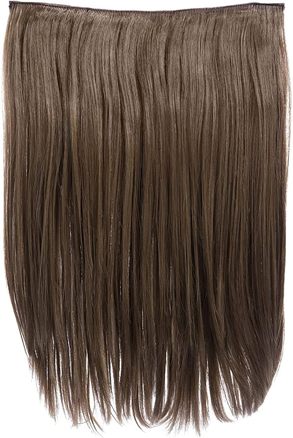 18″ Clip in Thick Straight Hair Extension - Dolce 1 Weft Clip in Heat Resistant Hair Extension - 160Gram, 1 Piece Straight Hair Extension Completely Natural 4 Clips in a Weft (Strawberry Blonde)