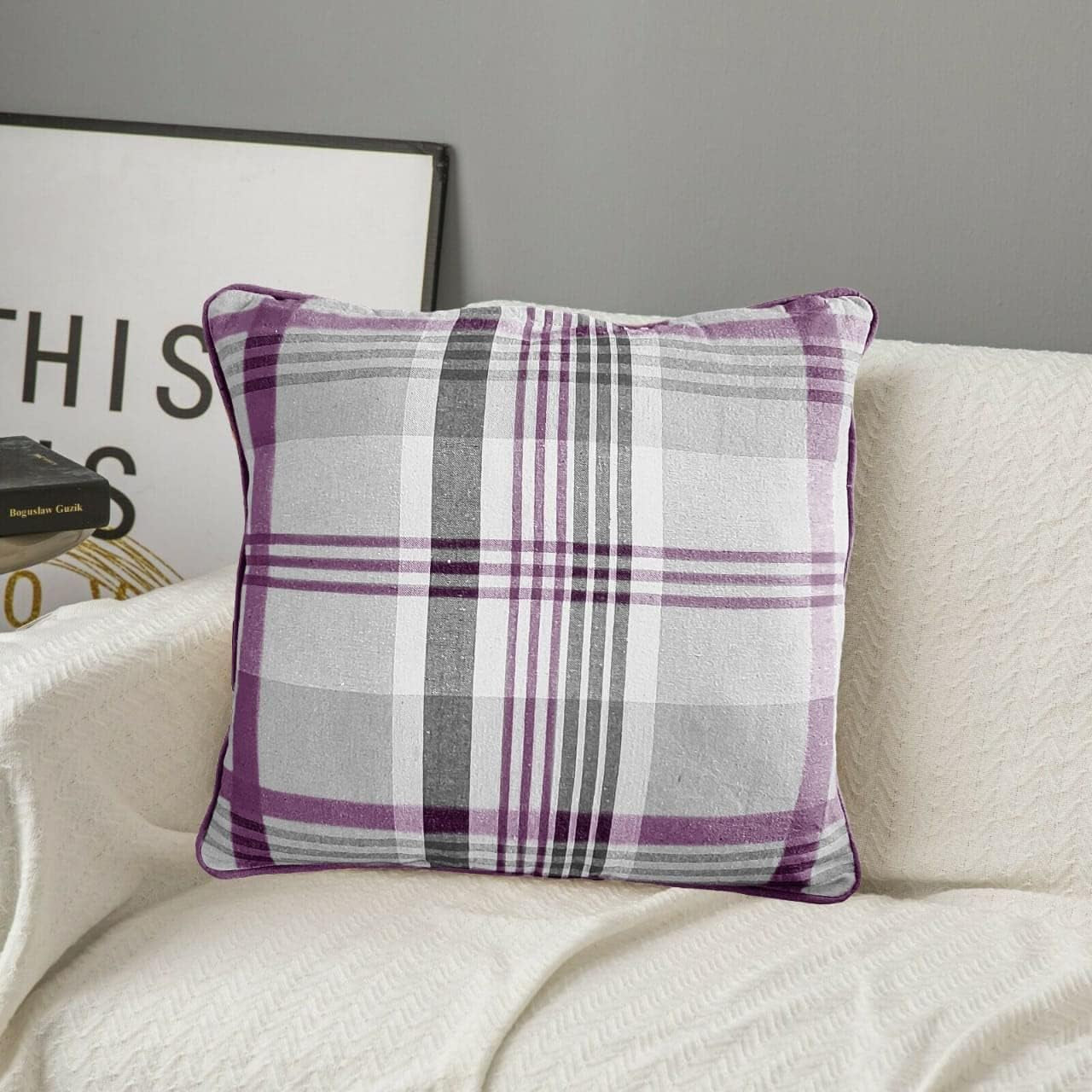 Tartan Check Plaid Design Tartan Cushion Covers Cotton Tartan Scotti My Store