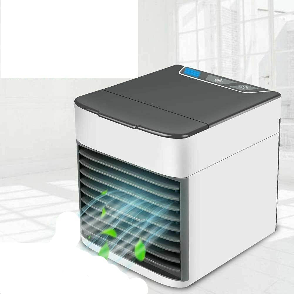 USB Air Conditioner Cooler Fan Chiller Portable Chills Purifies Humidify Summer